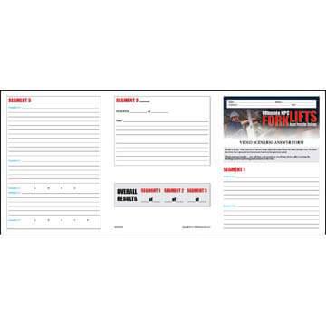 Forklift Hazard Perception Challenge - Video Scenario Answer Form