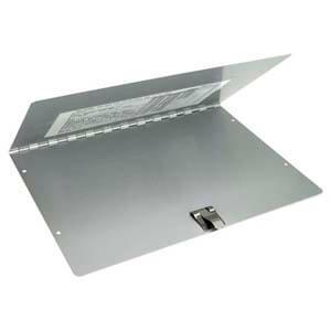 Slim Aluminum Trailer Document/Registration Holder