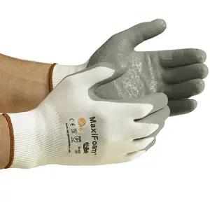 MaxiFoam® Flat-Dip Foam Nitrile Coated Seamless Knit Glove