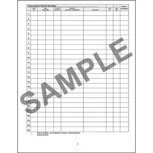 Evidential Breath Testing Device Log Book - Calibration