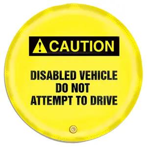 STOPOUT® Steering Wheel Message Cover - Caution Disabled Vehicle Do Not Attempt to Drive