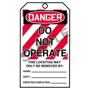 STOPOUT® Tags By-The-Roll - Danger Do Not Operate