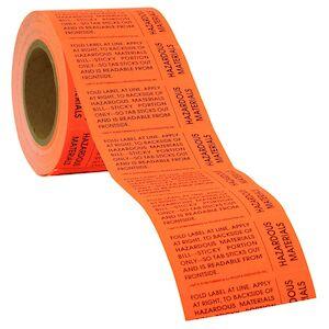 Hazardous Materials Tabs