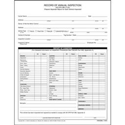 Forms, Log Books, & Inspection Reports