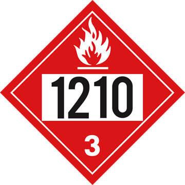 1210 Placard - Class 3 Flammable Liquid