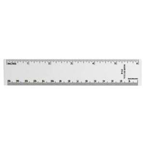 Six-Inch Clear Log Ruler