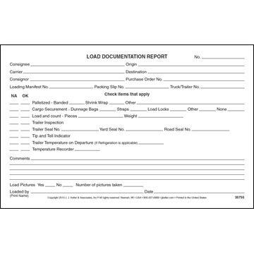 Load Documentation Report