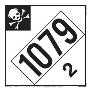 1079 Placard - Division 2.3 Inhalation Hazard