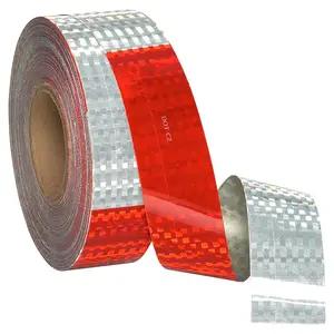 Conspicuity Tape Rolls for Trailers - 11" Red / 7" White, Avery Dennison, 10-Year Warranty