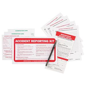 Memorandum Accident Report Kit in Envelope - No Camera