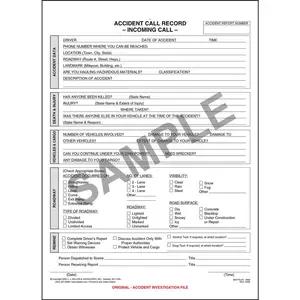 Accident Call Record - Incoming Call