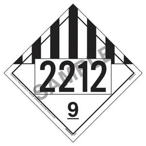 2212 Placard - Class 9 Miscellaneous