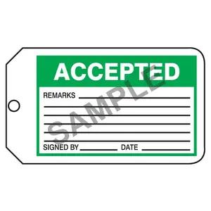Accepted - Safety Tag