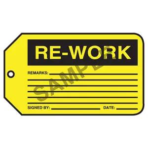 Re-Work - Safety Tag