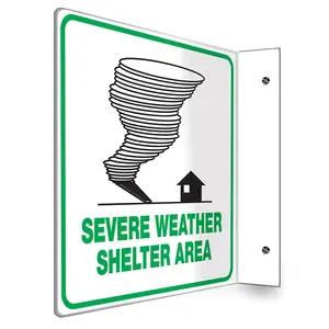 Severe Weather Shelter Sign - Projection
