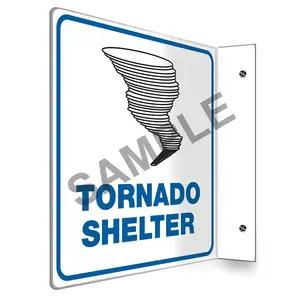 Tornado Shelter Sign - Projection
