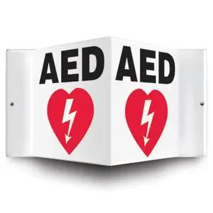 AED Sign - 3D Projection