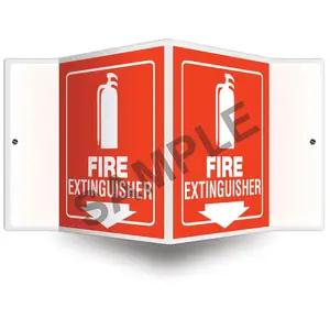 Fire Extinguisher Sign - 3D Projection