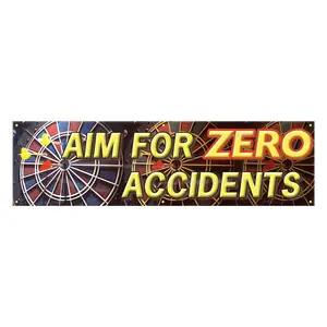 Aim For Zero Accidents Safety Banner