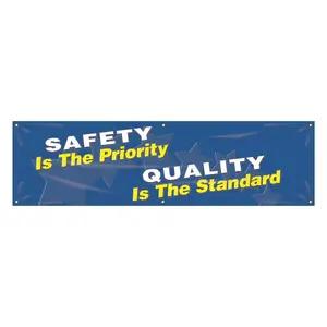 Safety Is the Priority, Quality Is the Standard Banner
