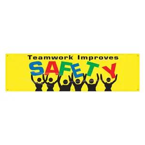 Teamwork Improves Safety Banner