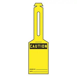 Caution: Blank - OSHA Safety Tag: Loop 'n Strap Tags