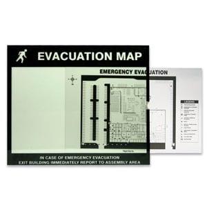 Emergency Evacuation Map Holder