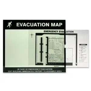 Emergency Evacuation Map Holder