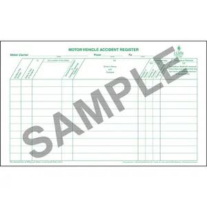 Motor Vehicle Accident Register