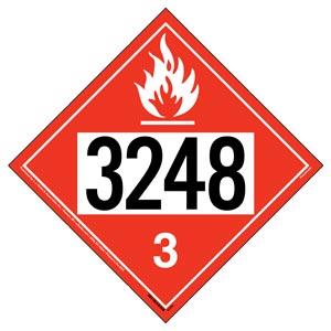 3248 Placard - Class 3 Flammable Liquid