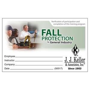 Fall Protection for General Industry - Wallet Card