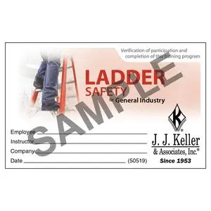 Ladder Safety for General Industry - Wallet Card