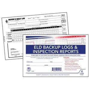 ELD Backup Log Book with Detailed DVIR, 2-Ply, with Recap - Stock