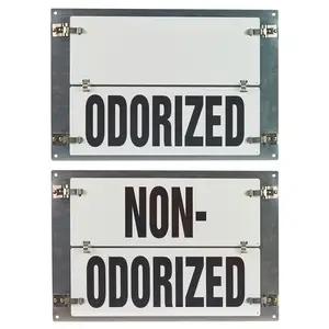 Flip-File Sign, Odorized/Non-Odorized, Medium, 2-Legend
