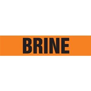 Brine Pipe Marker - ASME/ANSI