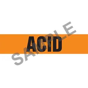 Acid Pipe Marker - ASME/ANSI