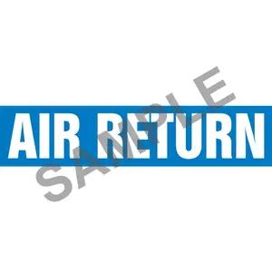 Air Return Pipe Marker - ASME/ANSI