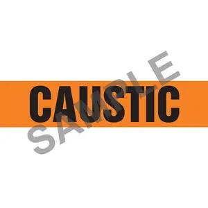 Caustic Pipe Marker - ASME/ANSI