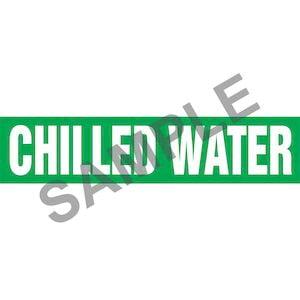 Chilled Water Pipe Marker - ASME/ANSI