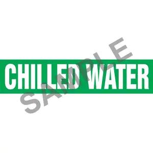 Chilled Water Pipe Marker - ASME/ANSI