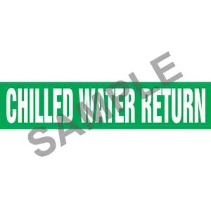 Chilled Water Return Pipe Marker - ASME/ANSI