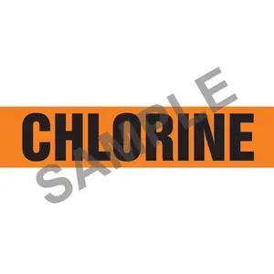 Chlorine Pipe Marker - ASME/ANSI