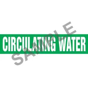 Circulating Water Pipe Marker - ASME/ANSI