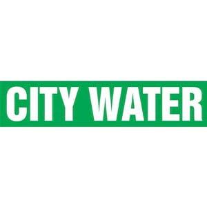 City Water Pipe Marker - ASME/ANSI