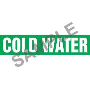 Cold Water Pipe Marker - ASME/ANSI