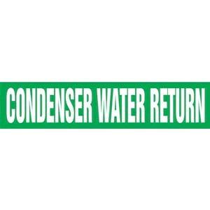 Condenser Water Return Pipe Marker - ASME/ANSI