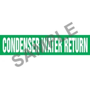 Condenser Water Return Pipe Marker - ASME/ANSI