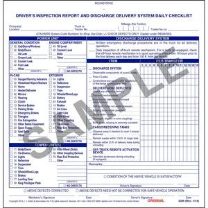 Driver's Inspection Report and Discharge Delivery System Daily Checklist
