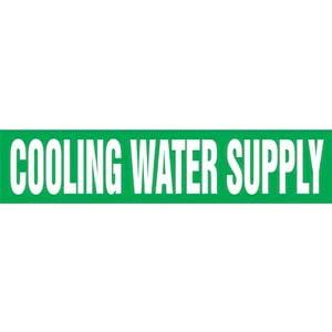 Cooling Water Supply Pipe Marker - ASME/ANSI