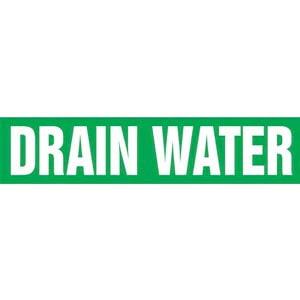 Drain Water Pipe Marker - ASME/ANSI